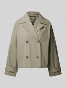 Selected Femme Trenchcoat mit Leistentaschen Modell 'CILO' in Oliv, Gr...