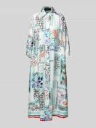 Marc Cain Seidenkleid mit 3/4-Arm in Mint, Größe 36