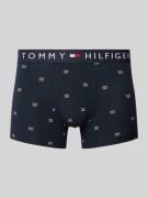 Tommy Hilfiger Trunks mit elastischem Label-Bund in Marine, Größe L