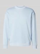 HUGO Sweatshirt mit Label-Print Modell 'Dapocrew' in Sky, Größe L