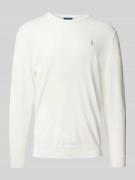 Polo Ralph Lauren Strickpullover mit Rundhalsausschnitt in Weiss, Größ...