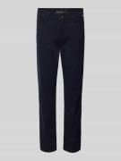 Marc Cain Slim Fit Hose in unifarbenem Design Modell 'SILEA' in Marine...