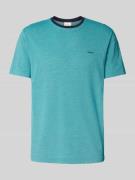 Gant T-Shirt mit Strukturmuster in Ocean, Größe L