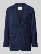 Tom Tailor Denim Longblazer aus Viskose-Mix mit Streifenmuster in Mari...