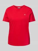 Tommy Hilfiger T-Shirt aus reiner Baumwolle in Rot, Größe XXXL
