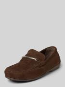 CK Calvin Klein Mokassins aus Leder mit profilierter Sohle Modell 'DRI...