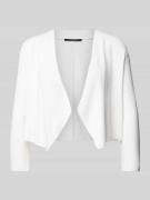 comma Bolero in Ripp-Optik in Weiss, Größe XL