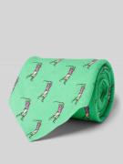 Polo Ralph Lauren Leinenkrawatte mit Motiv-Print in Gruen, Größe 1