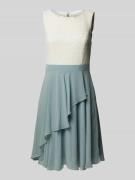 Jake*s Cocktail Cocktailkleid mit Paillettenbesatz in Schilf, Größe 44