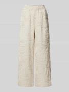 JAKE*S STUDIO WOMAN Wide Leg Stoffhose aus Viskose-Leinen-Mix in Ecru,...