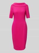 Adrianna Papell Cocktailkleid mit 1/2-Arm in Pink, Größe 34