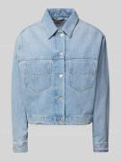 Marc O'Polo Denim Jeansjacke mit Knopfleiste in Jeansblau, Größe M