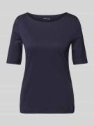 Christian Berg Woman T-Shirt mit U-Boot-Ausschnitt in Dunkelblau, Größ...