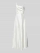 Luxuar Brautkleid mit Wasserfall-Ausschnitt in Offwhite, Größe 40