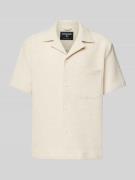 Strellson Regular Fit Freizeithemd mit 1/2-Arm Modell 'Noem' in Offwhi...