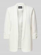 Pieces Blazer mit Schalkragen in Weiss, Größe S