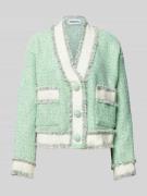 Essentiel Antwerp Jacke in Bouclé-Optik Modell 'Hoola' in Mint, Größe ...