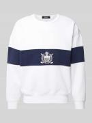 Polo Ralph Lauren Sweatshirt mit Label-Print in Weiss, Größe M