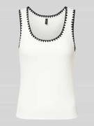 Vero Moda Slim Fit Tank Top mit Rundhalsausschnitt Modell 'VIOLA' in W...