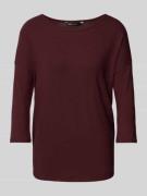 Only Comfort Fit 3/4-Shirt mit Viskose Modell 'GLAMOUR' in Bordeaux, G...