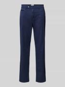 Brax Regular Fit Chino mit Paspeltasche Modell 'EVEREST' in Marine, Gr...