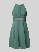 Jake*s Cocktail Cocktailkleid mit gelegten Falten in Schilf Melange, G...