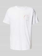 Carhartt Work In Progress T-Shirt mit Logo-Print Modell 'JAVA' in Weis...