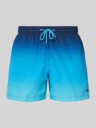 MCNEAL Relaxed Fit Badeshorts mit Logo-Stitching in Marine, Größe L