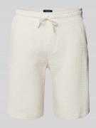 MCNEAL Regular Fit Shorts mit Strukturmuster in Sand, Größe L