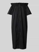 Copenhagen Muse Midikleid mit Knopfleiste Modell 'SHIRLEY-DRESS' in Bl...