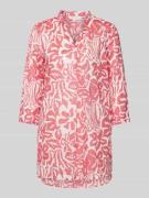 Christian Berg Woman Regular Fit Tunika mit 3/4-Arm in Rosa, Größe 36