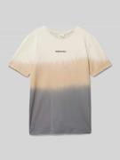 s.Oliver RED LABEL Regular Fit T-Shirt aus reiner Baumwolle mit gummie...