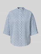 Christian Berg Woman Regular Fit Bluse mit Stehkragen in Blau, Größe 3...