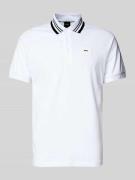 BOSS Green Regular Fit Poloshirt mit Label-Badge Modell 'Paddy' in Wei...