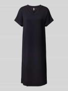 Soyaconcept T-Shirt-Kleid mit Kappärmeln Modell 'BANU' in BLACK, Größe...
