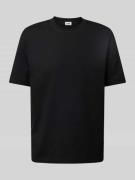 Drykorn T-Shirt mit geripptem Rundhalsausschnitt Modell 'RAPHAEL' in B...