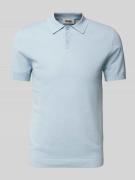 Drykorn Slim Fit Poloshirt mit Strukturmuster Modell 'TRITON 10' in He...