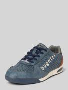 bugatti Sneaker mit Label-Print Modell 'Trevor' in Blau, Größe 42