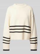 ECOALF Strickpullover mit gerippten Abschlüssen Modell 'LANYU' in Offw...