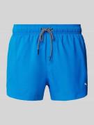 PUMA Regular Fit Badehose mit Logo-Print in Blau, Größe L