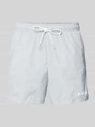 HUGO Relaxed Fit Badeshorts mit Label-Print Modell 'HAITI' in Mittelgr...