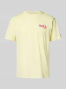 MC2 Saint Barth T-Shirt mit Statement-Print in GELB, Größe XL