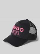 Hugo Blue Basecap mit Label-Detail Modell 'Merk' in Black, Größe 1