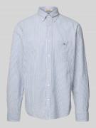 Gant Freizeithemd mit Button-Down-Kragen in Royal, Größe L