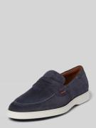 Lloyd Loafers mit Ziernähten Modell 'HOUSTON' in Marine, Größe 44