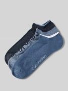 CK Calvin Klein Socken mit Label-Print im 3er-Pack in Blau Melange, Gr...