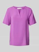 Christian Berg Woman Regular Fit Blusenshirt mit V-Ausschnitt in Lila,...
