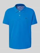 Fynch-Hatton Regular Fit Poloshirt mit Logo-Stitching in Royal, Größe ...