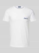 Polo Ralph Lauren T-Shirt mit Brusttasche in Weiss, Größe S