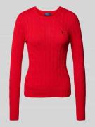 Polo Ralph Lauren Strickpullover mit Logo-Stitching Modell 'JULIANNA' ...